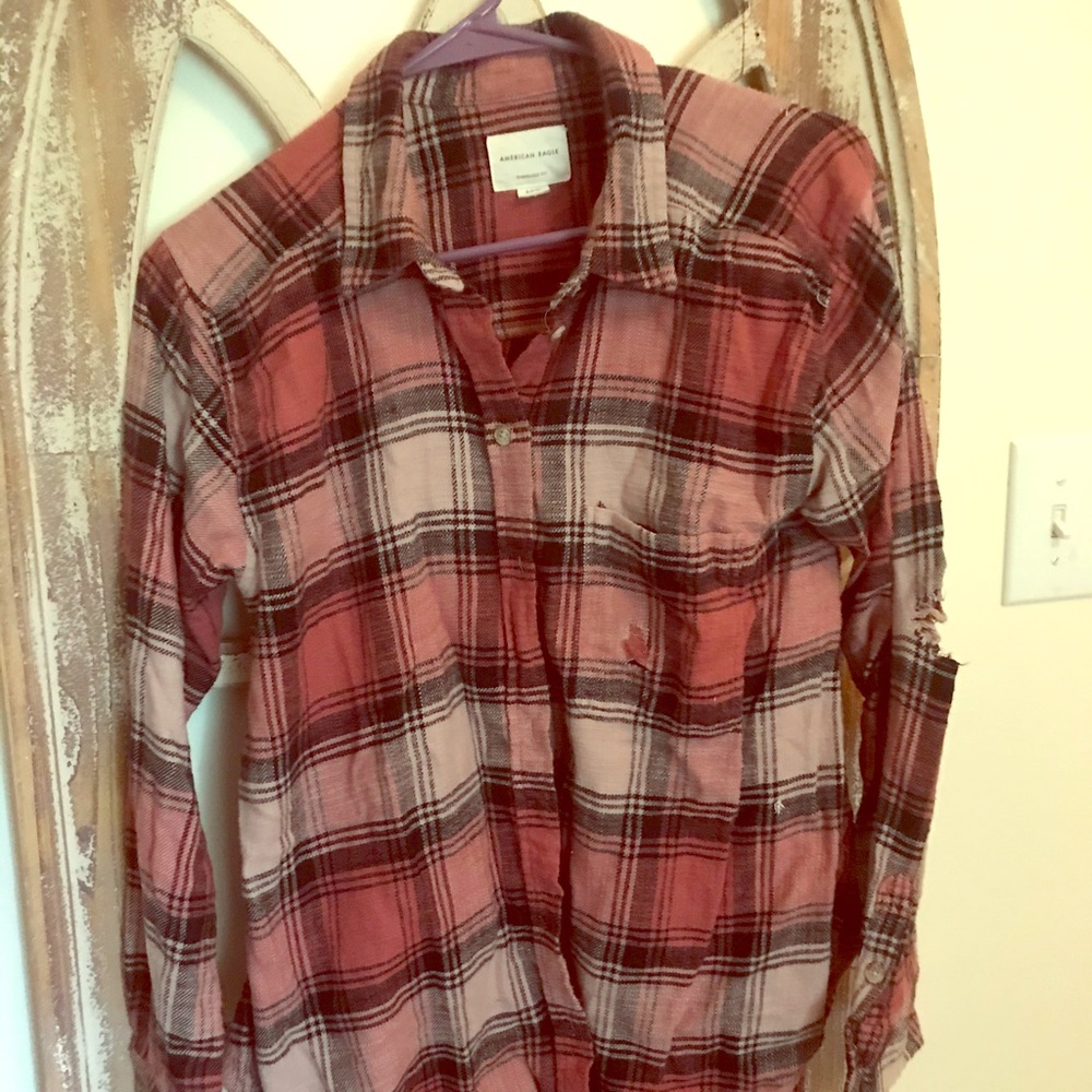 Soft American Eagle flannel shirt